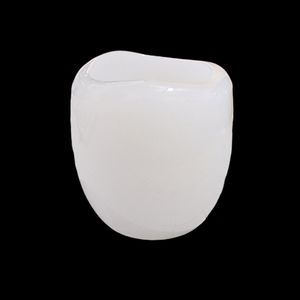 Thick heavy shiny glass votive/tealight